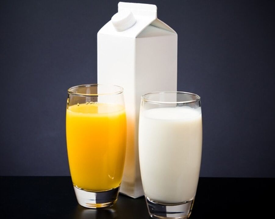 Το γάλα και ο χυμός καρότου είναι τα συστατικά ενός κοκτέιλ που αυξάνει την ανδρική ισχύ